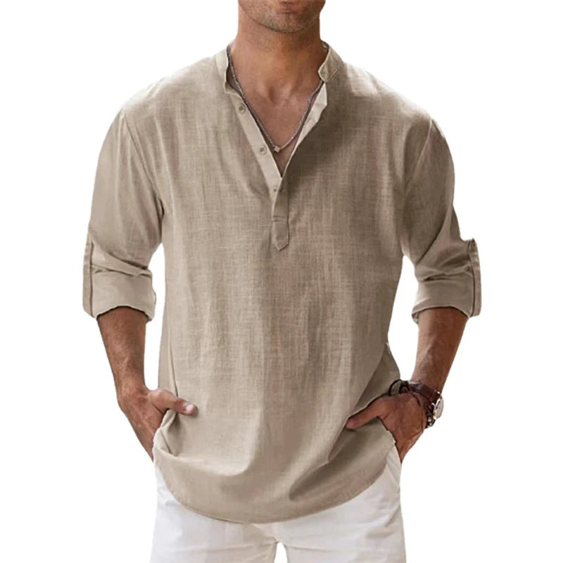 premium linen blouse