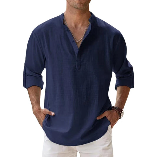 premium linen blouse